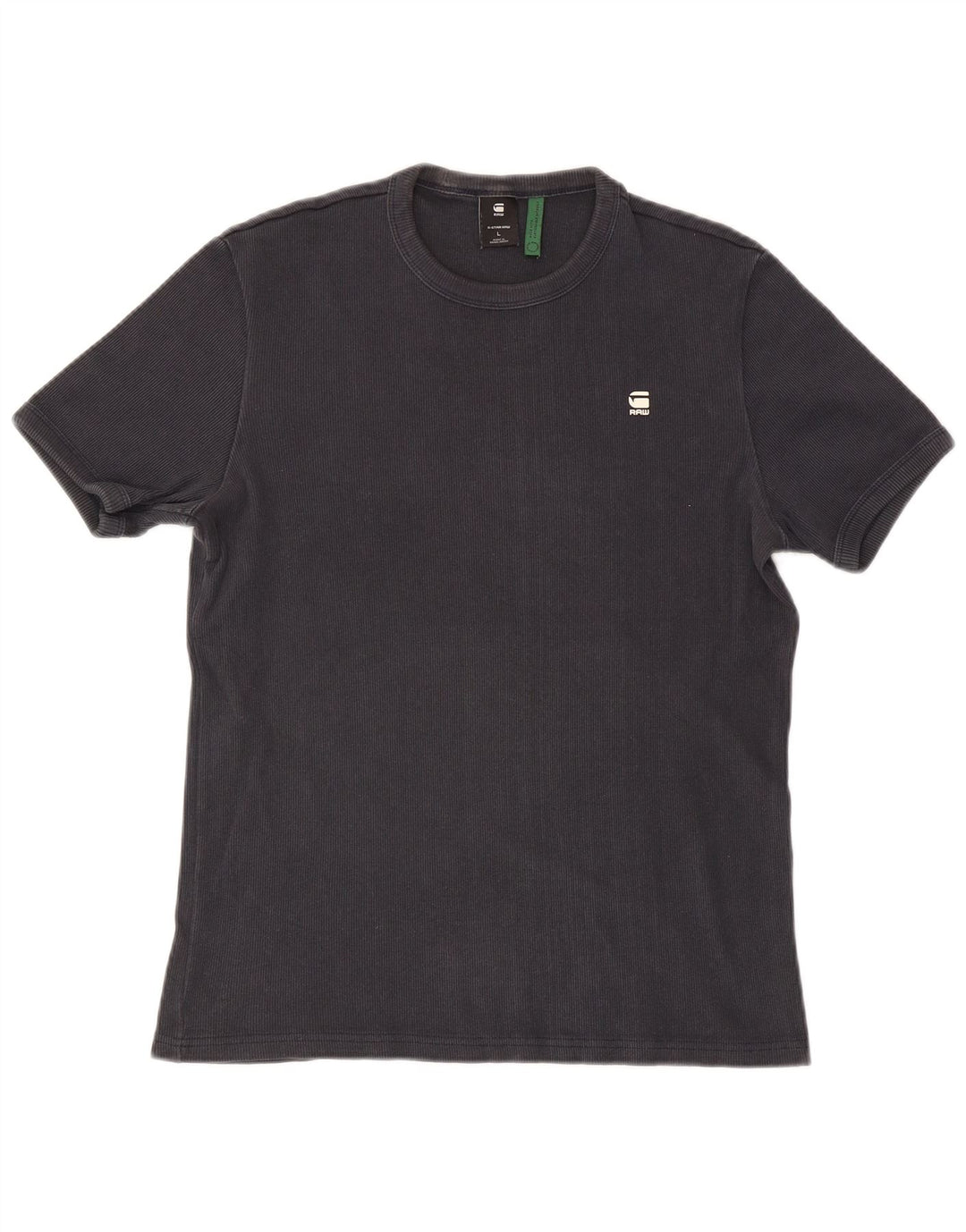 G-Star Hombre Camiseta Top Grande Algodón Negro