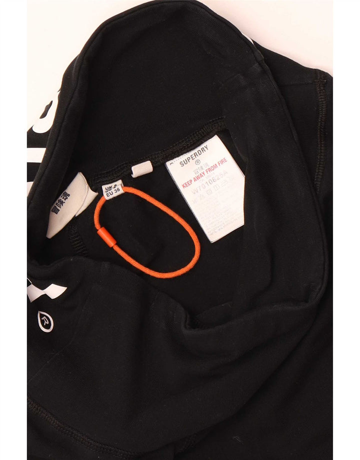 Superdry Leggings gráficos para mujer Reino Unido 8 Small Algodón negro