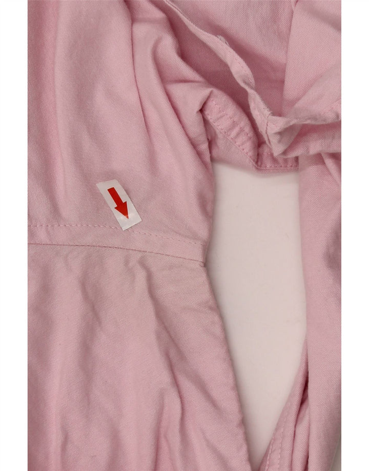 CREW CLOTHING Camisa ajustada para hombre de algodón rosa medio