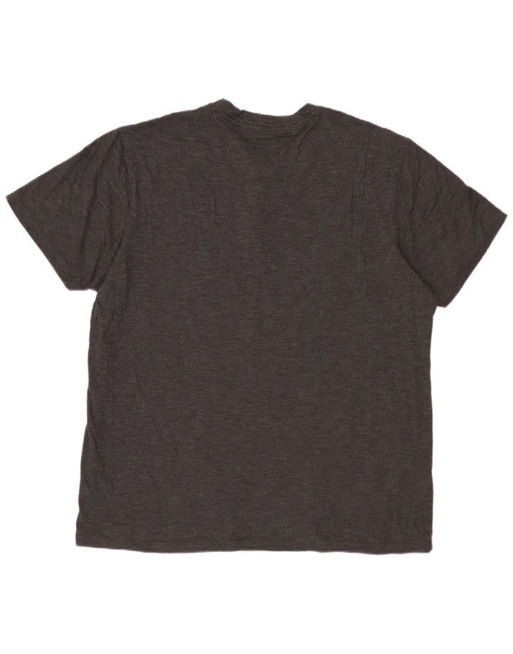 EDDIE BAUER Camiseta Hombre Top Grande Gris Algodón