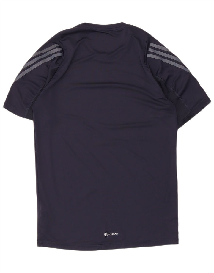 Adidas Hombre Aeroready Camiseta Superior Medio Azul Marino Poliéster