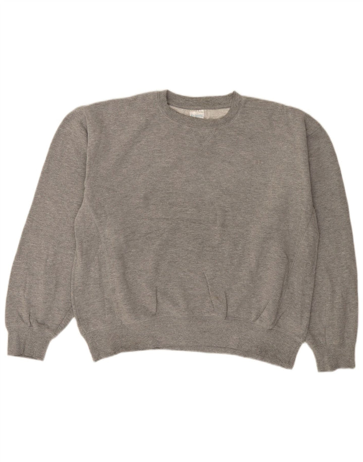 RUSSELL ATHLETIC Sudadera para mujer Jumper UK 40 Grande Gris Moteado