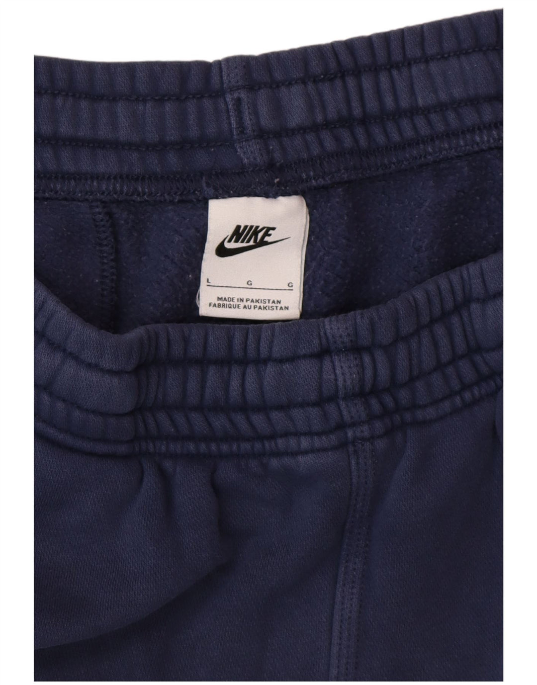 NIKE Hombre Pantalones de Chándal Joggers Large Azul Marino Algodón