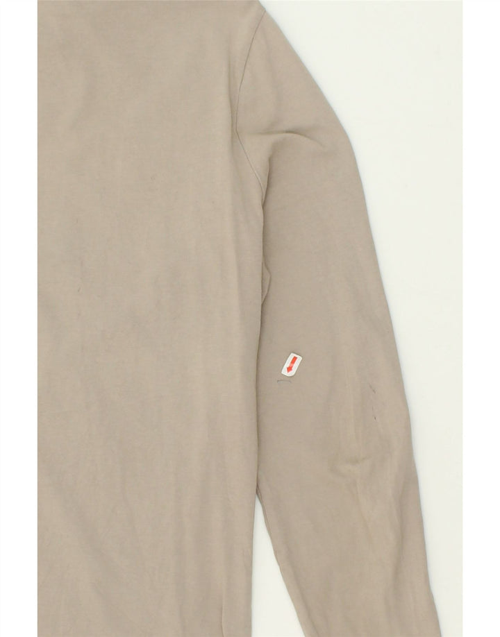 ELLESSE Boys Graphic Top Long Sleeve 13-14 Years Beige Colourblock Vintage Ellesse and Second-Hand Ellesse from Messina Hembry 