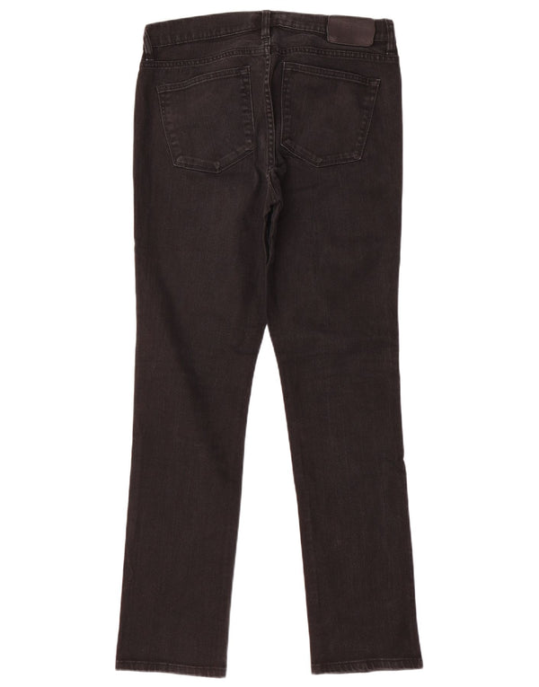 Ralph Lauren Jeans Slim para Mujer US 10 Grande W32 L31 Algodón Negro