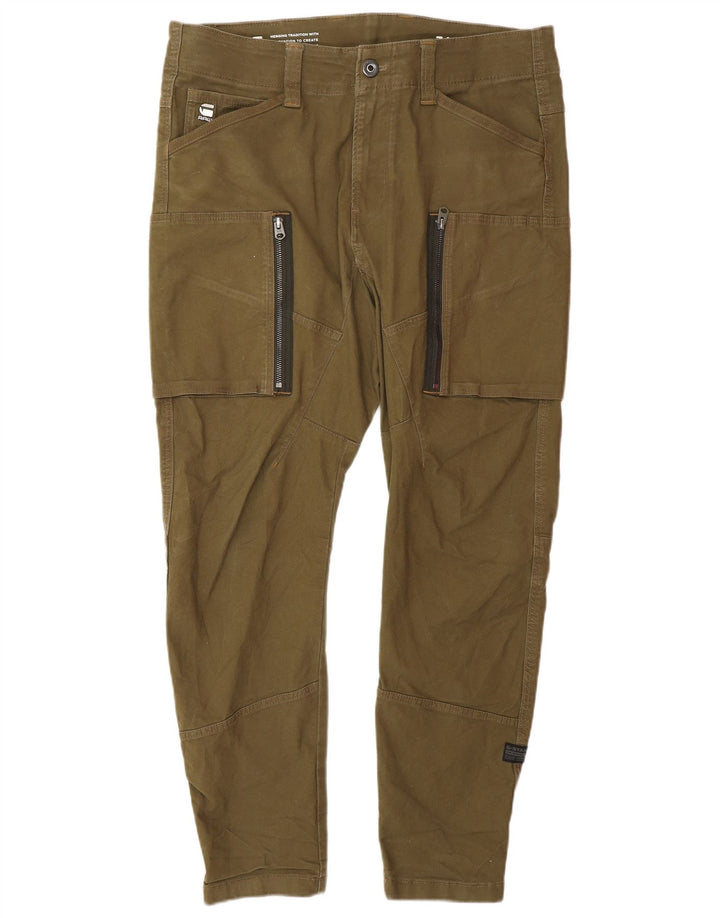 G-STAR Pantalones cargo ajustados para hombre W34 L32 Algodón caqui