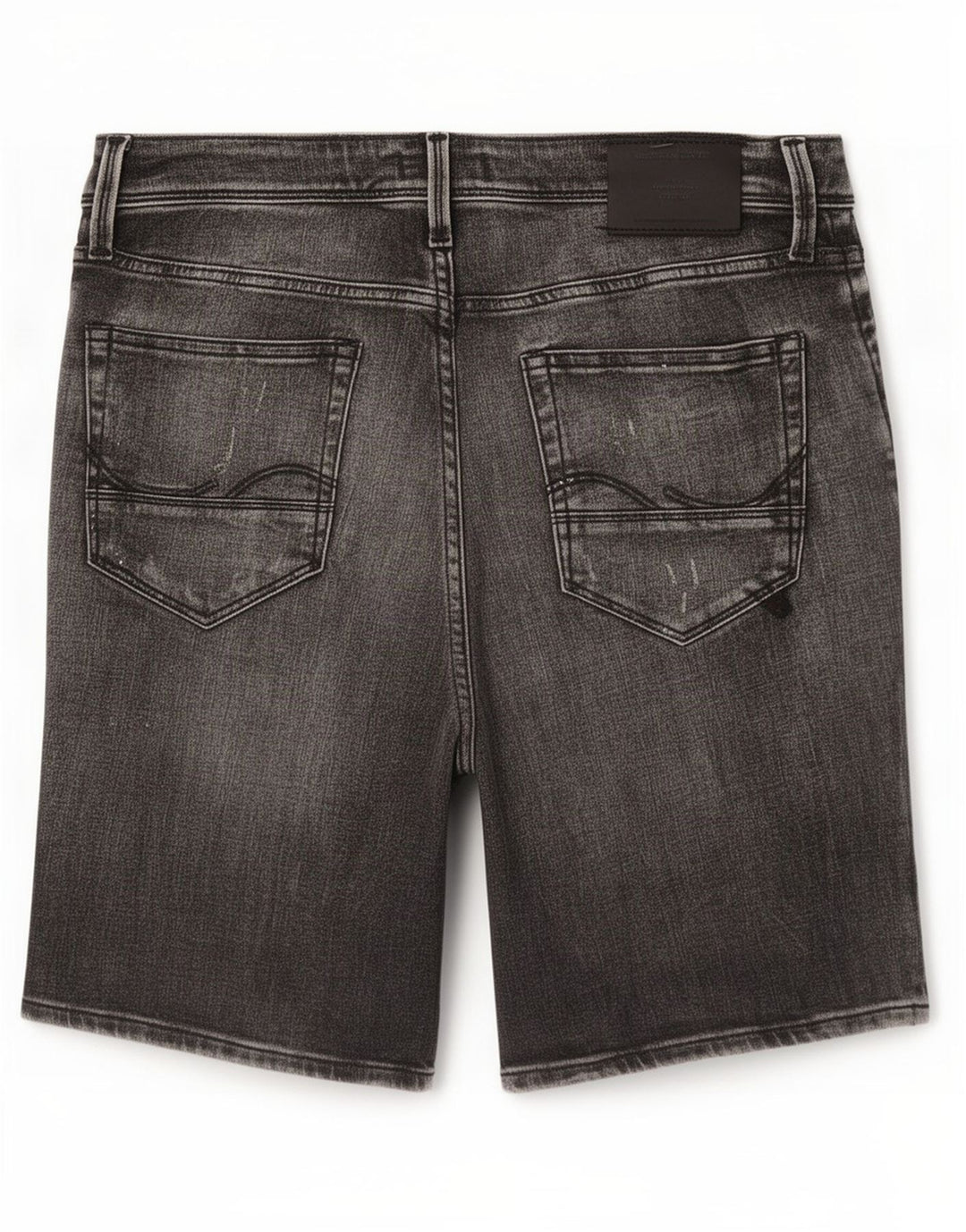 Jack & Jones Mens Distressed Regular Denim Shorts Small W32 Algodón Gris