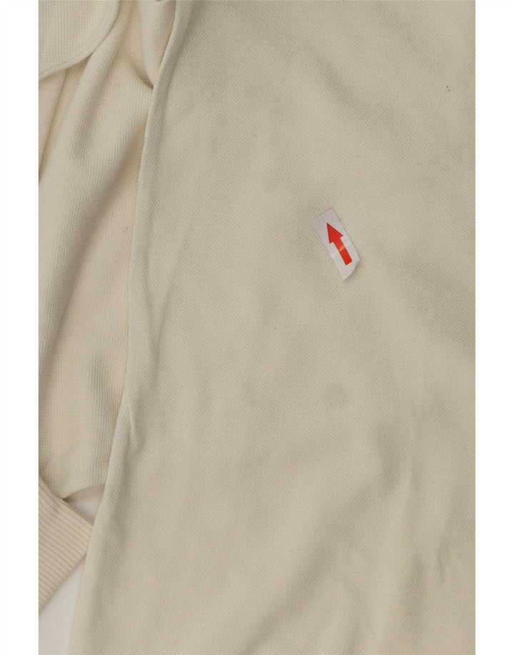 Trussardi Polo De Manga Larga Para Hombre Blanco Grande