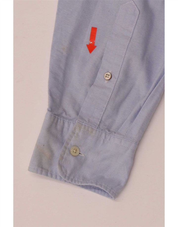 Gant Camisa de corte regular para hombre Talla 17 1/2 XL Algodón azul