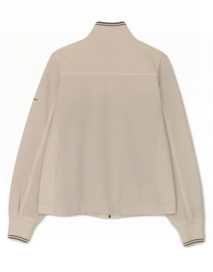 Champion Chaqueta de chándal para mujer UK 40 Mediana Poliamida blanca