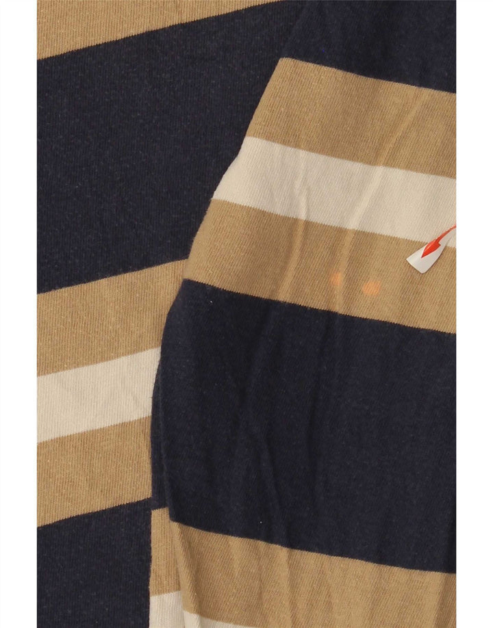Camiseta Vans para hombre de manga larga pequeña con rayas multicolor