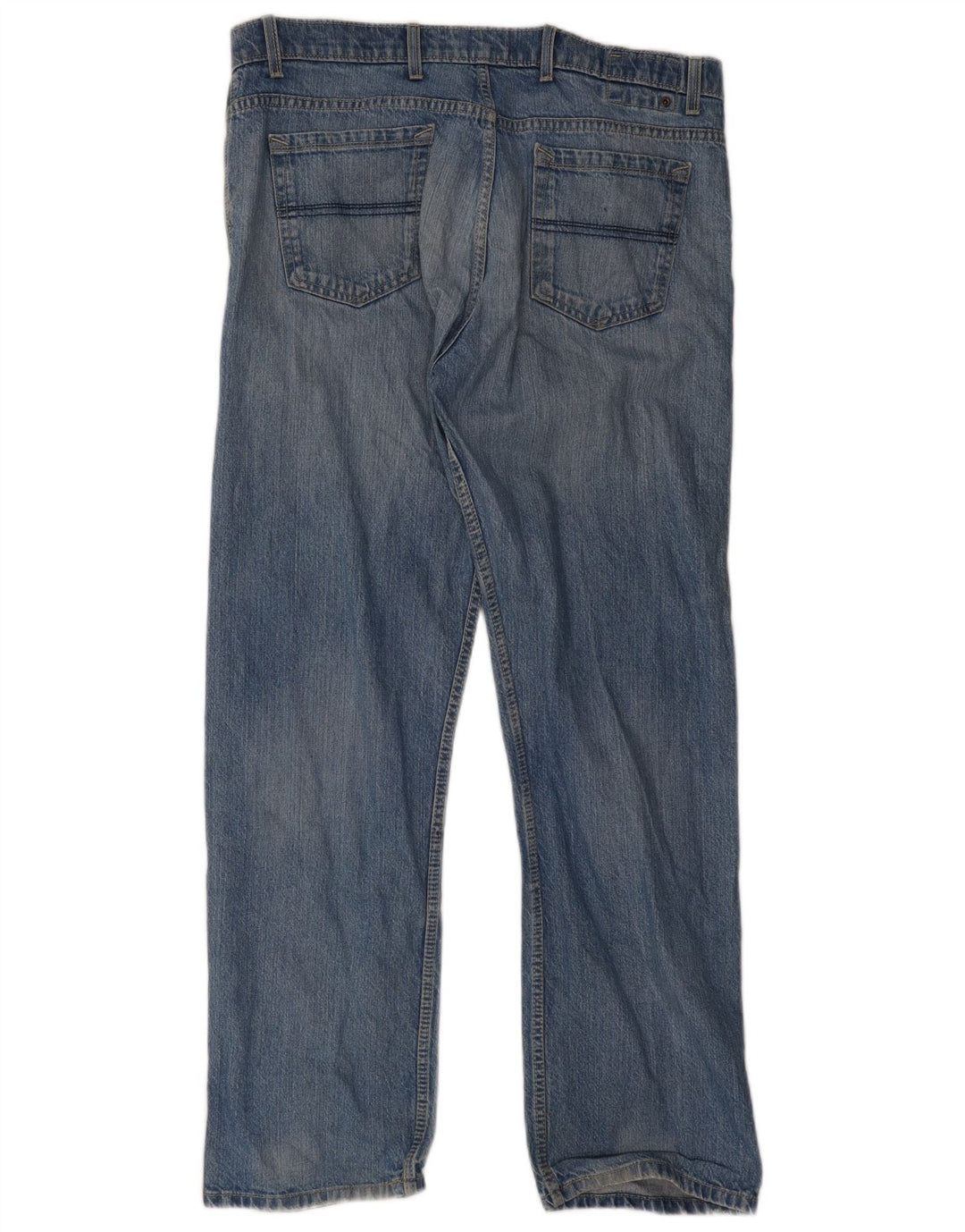 Marks & Spencer Vaqueros rectos azules Harbor para hombre W38 L33 Algodón azul