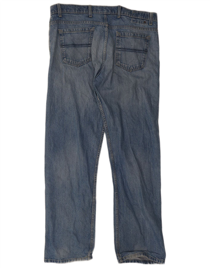 Marks & Spencer Vaqueros rectos azules Harbor para hombre W38 L33 Algodón azul
