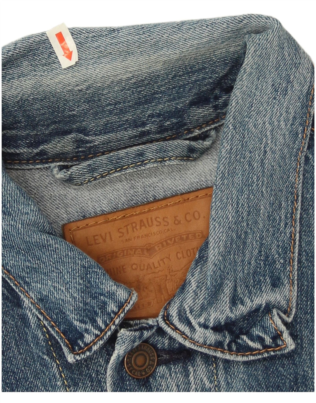 Levi's Chaqueta vaquera para hombre UK 38 Algodón azul medio