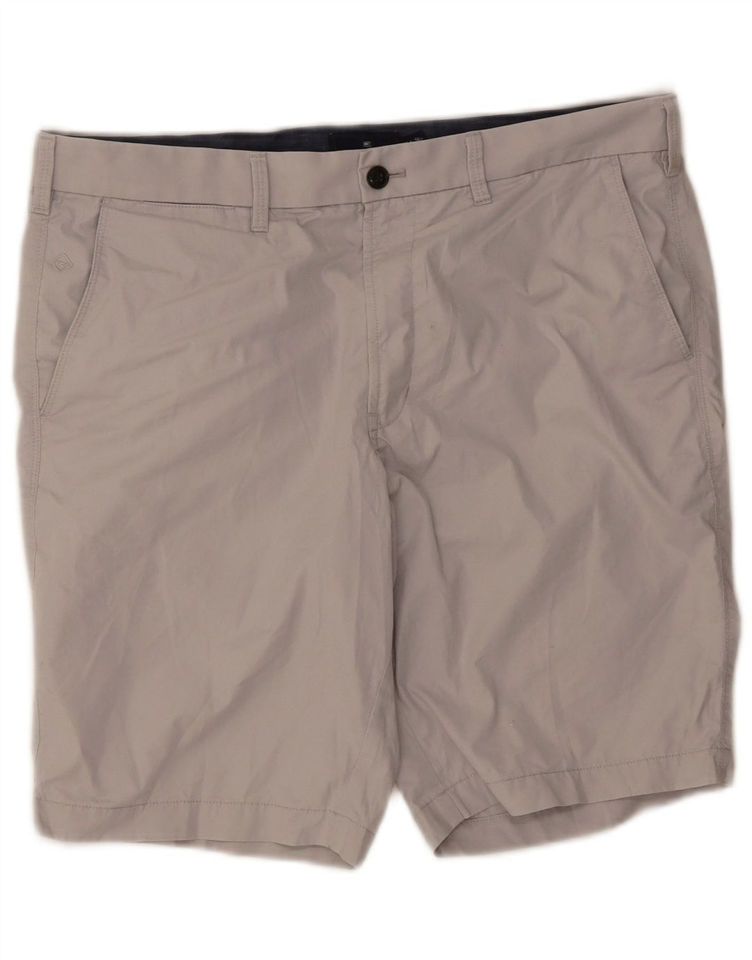 Marks & Spencer Pantalones cortos chinos Blue Harbor para hombre W36 Algodón gris grande