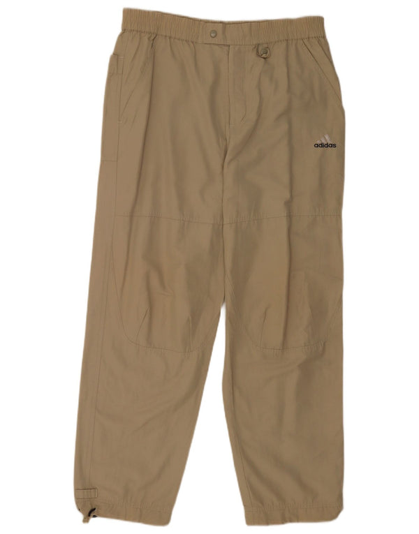 Adidas Hombre Joggers Chino Pantalones Medianos W30 L29 Algodón Beige