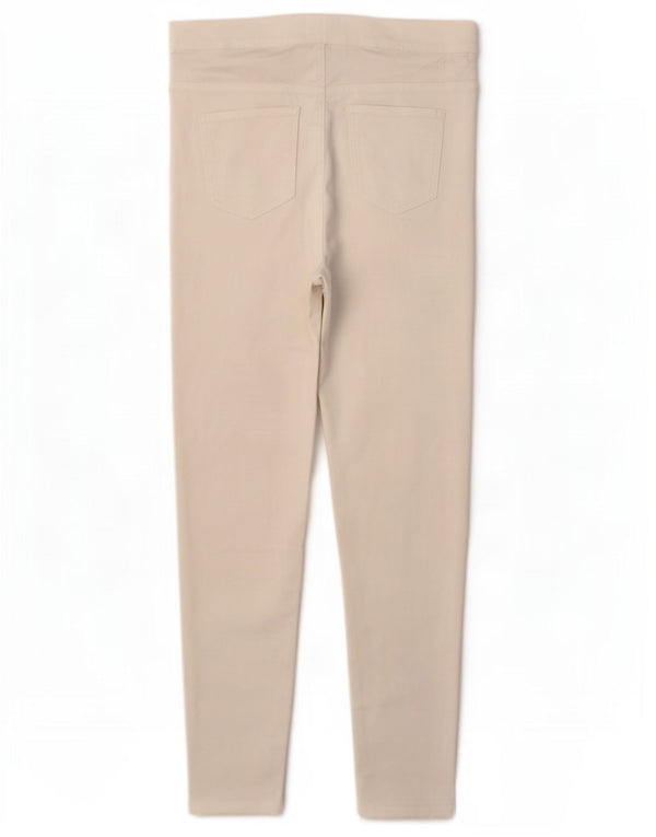 Marks & Spencer Pantalones Jegging Casuales para Mujer UK 12 Medium W31 L28 Blanco