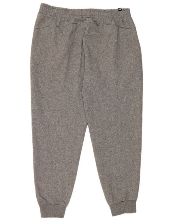 Puma Mujer Chándal Pantalones Joggers UK 18 XL Gris Algodón
