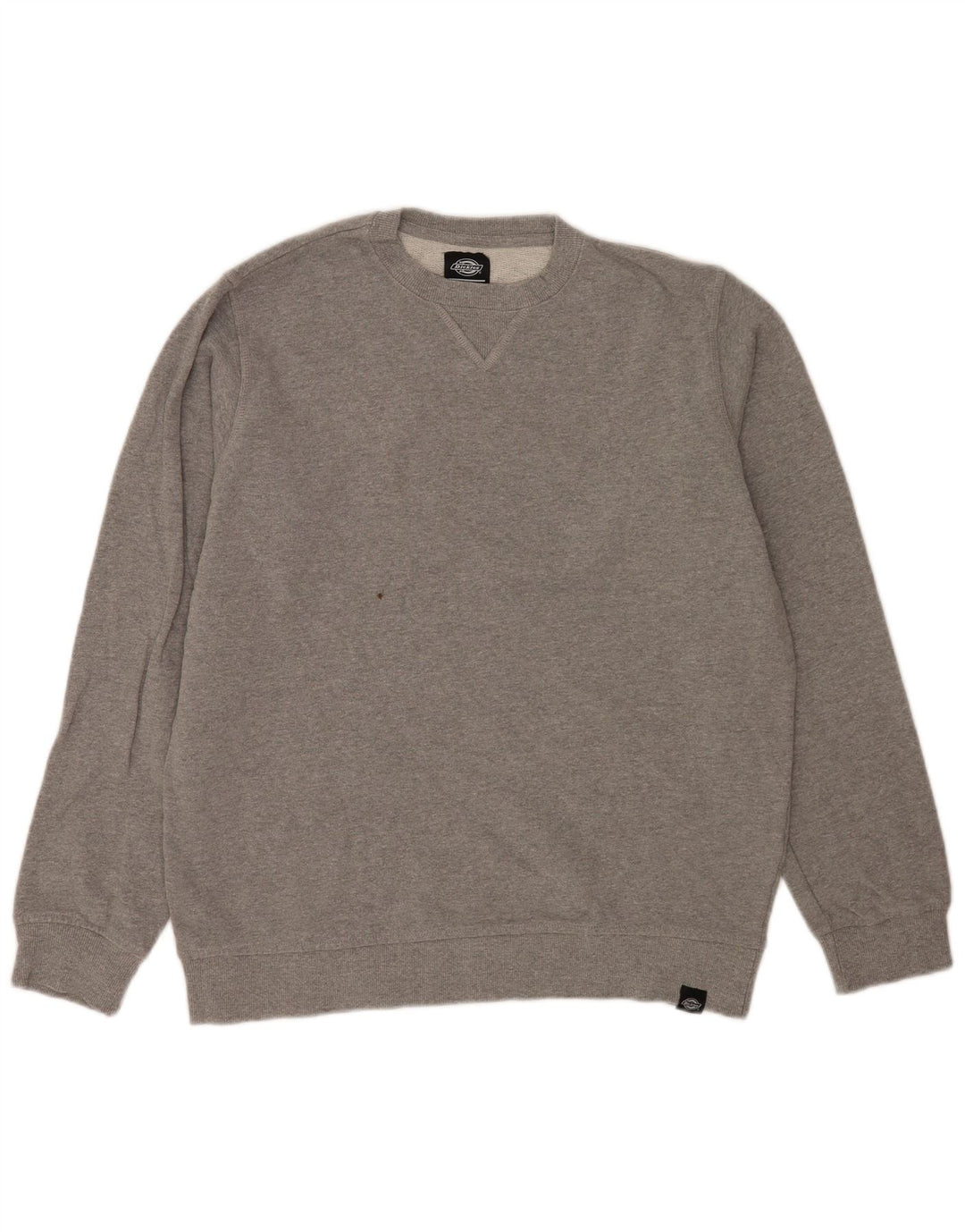 Dickies Hombre Sudadera Jumper Grande Gris Algodón