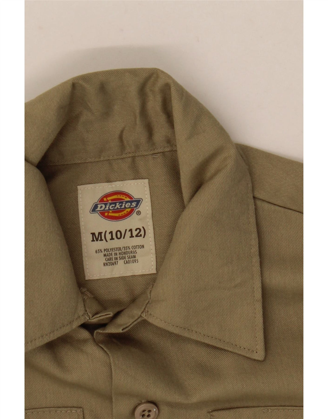 DICKIES Camisa Niño 10-11 Años Medio Caqui Poliéster