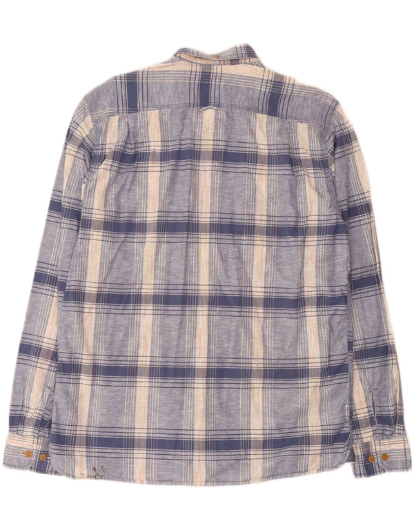 Camisa Levi's Hombre Algodón Azul Medio A Cuadros
