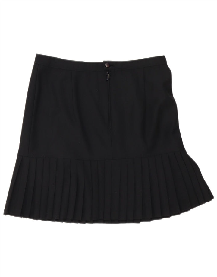 Falda trompeta vintage para mujer W32 grande negro