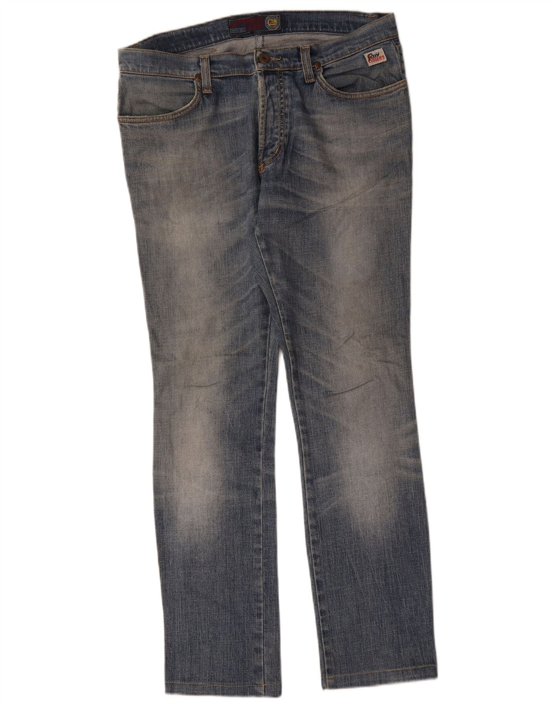 Roy Rogers Vaqueros ajustados para mujer W34 L30 Algodón azul