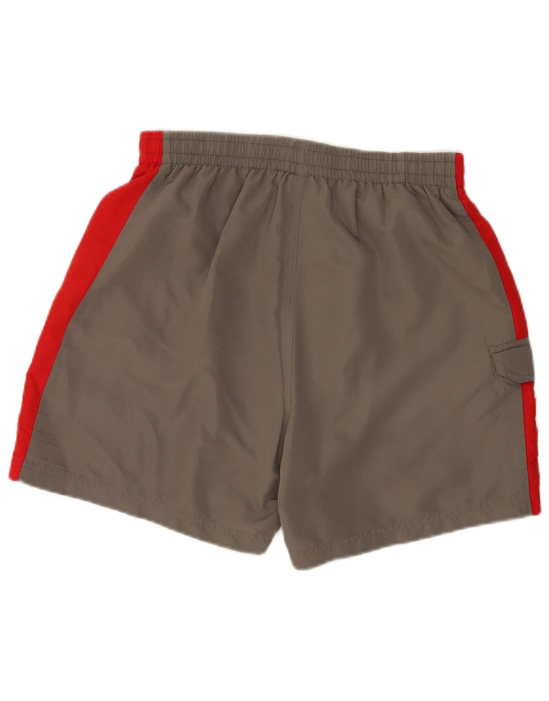 Fila - Pantalones cortos deportivos para hombre, poliéster color block, color gris grande