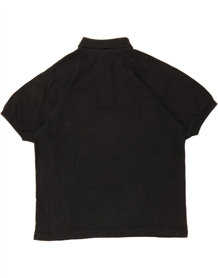 LEVI'S Mens Polo Shirt XL Black Cotton Vintage Levi's and Second-Hand Levi's from Messina Hembry 