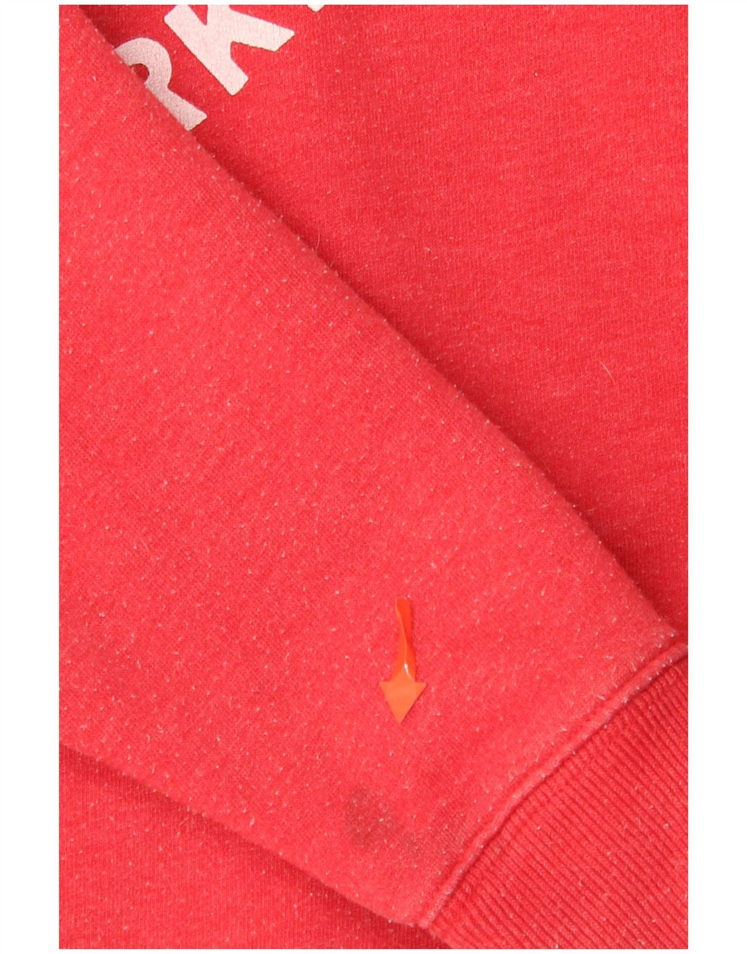 Jack Wills Suéter con capucha y cremallera gráfica para hombre Pequeño Algodón rojo