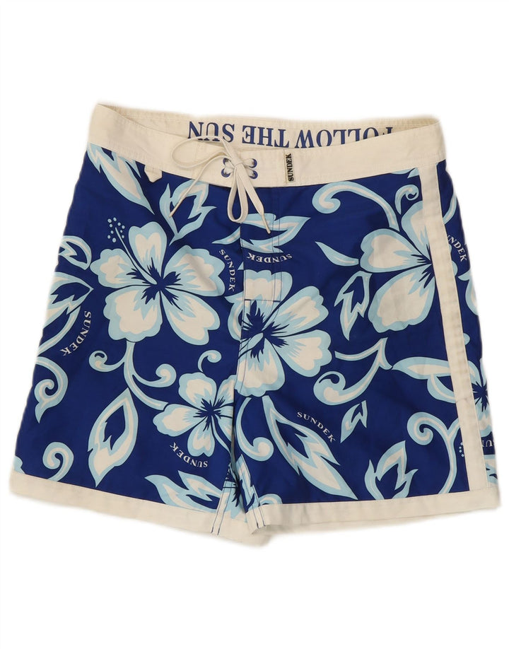 Bañador Sundek Hombre Pequeño Azul Floral