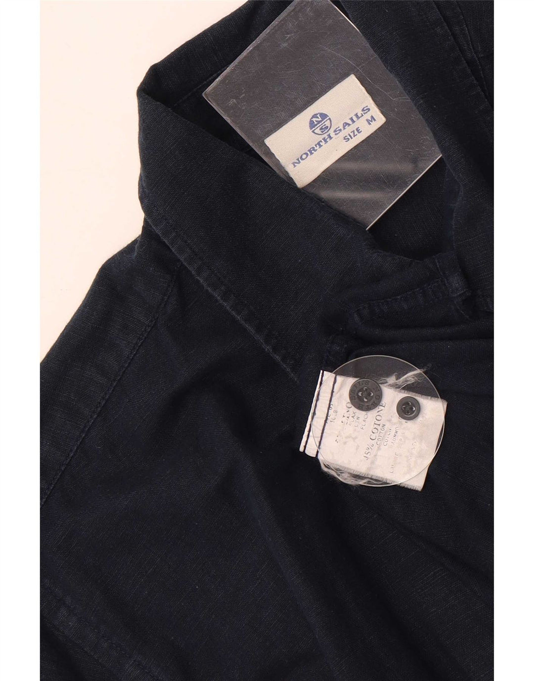 Camisa North Sails Hombre Mediana Azul Marino Algodón