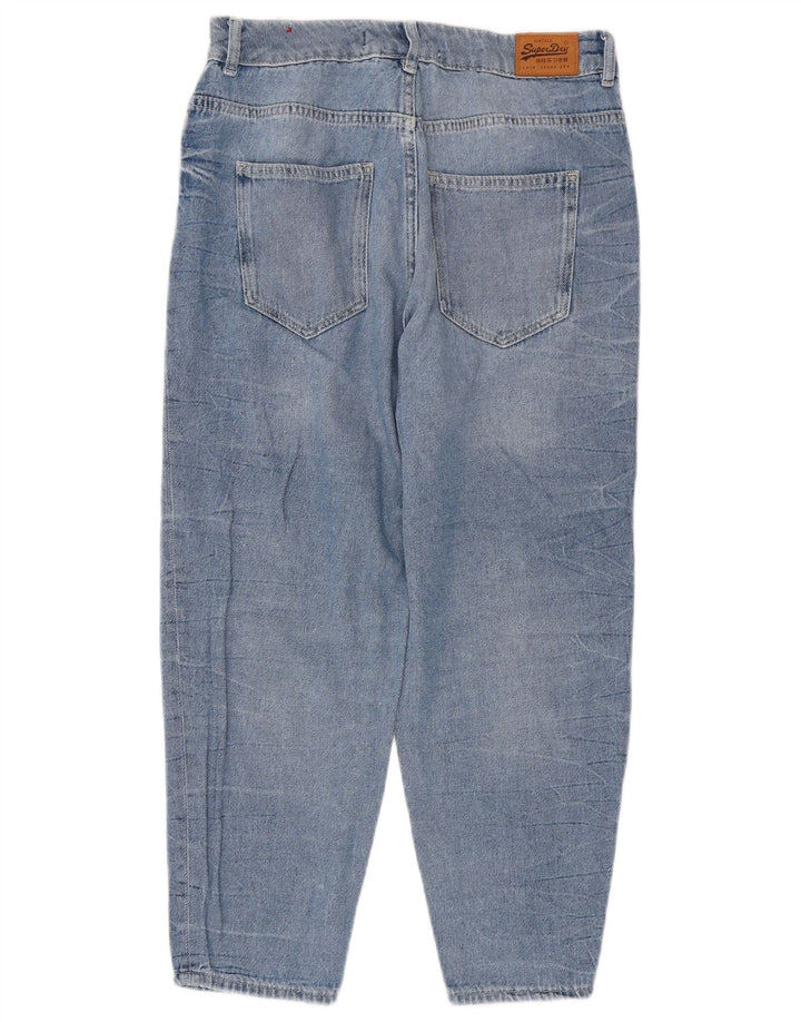 Superdry Vaqueros ajustados y cortos Ruby de cintura alta para mujer W30 L24 Algodón azul