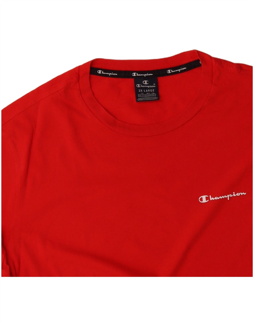 CHAMPION Camiseta para hombre Top 2XL Algodón rojo