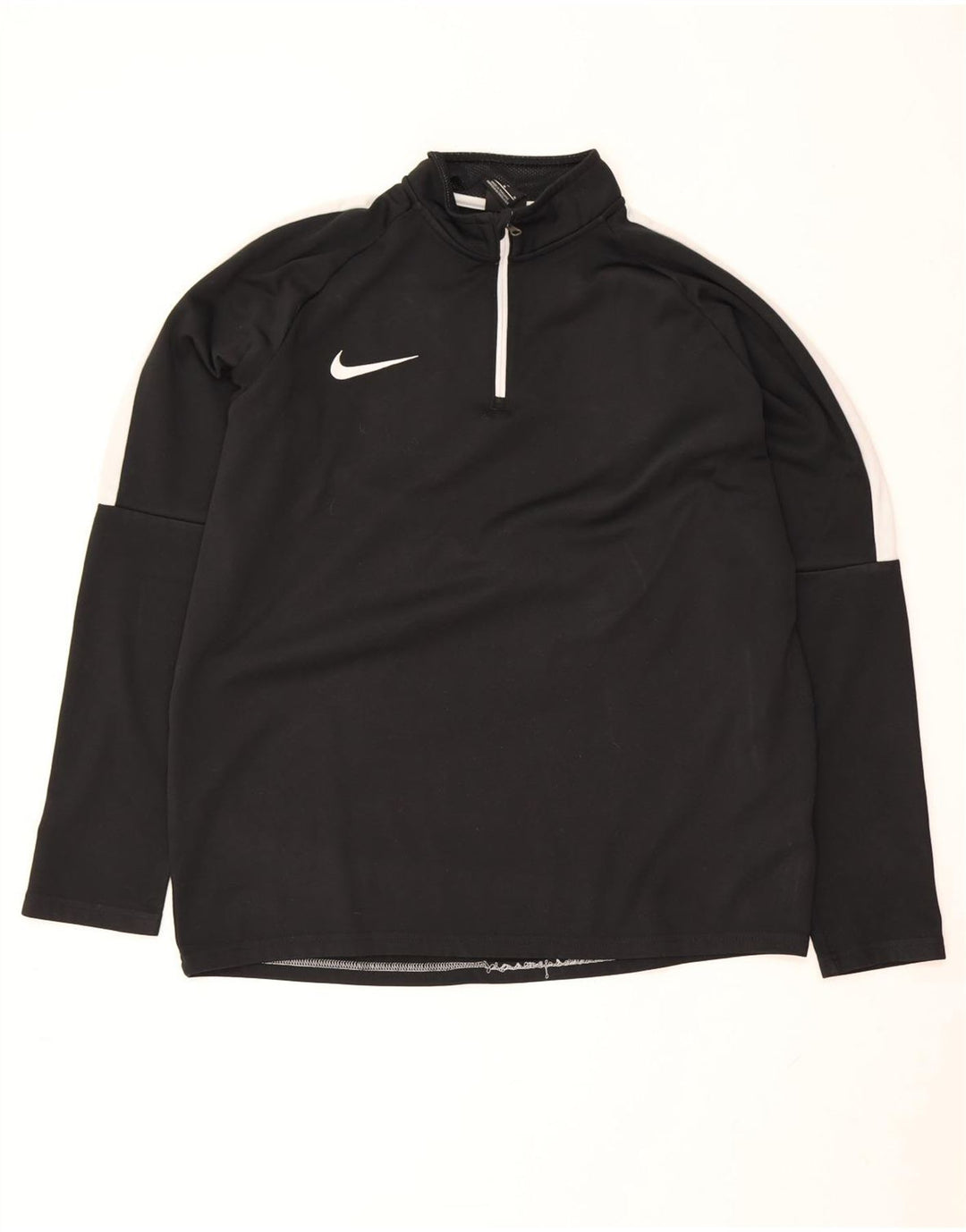Nike Dri Fit - Chándal con cremallera y cuello para hombre, talla mediana, color negro
