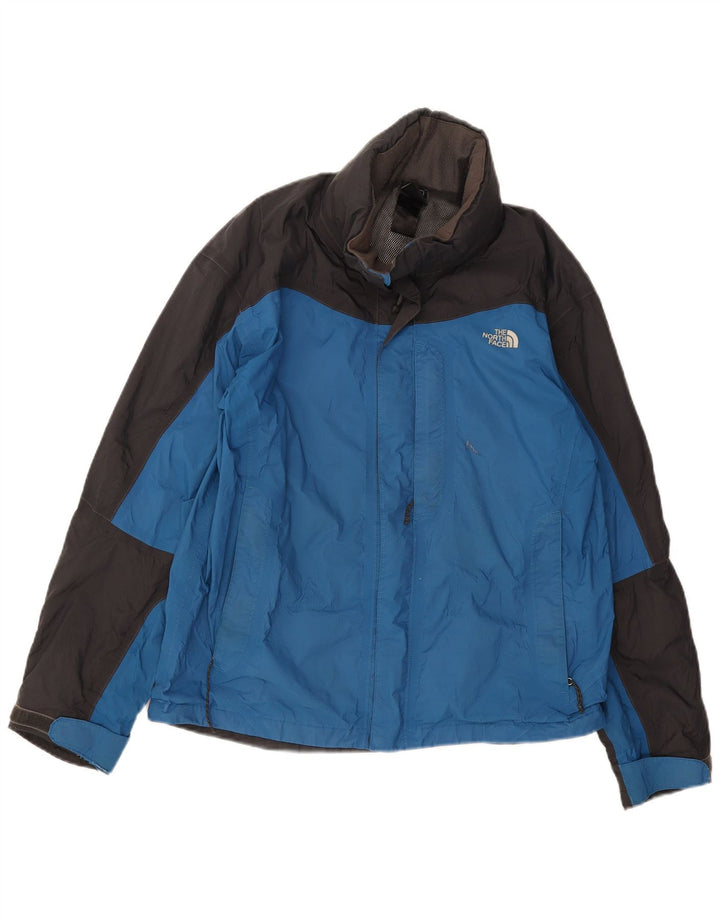 The North Face Chaqueta impermeable para hombre UK 38 Medium Blue Colourblock