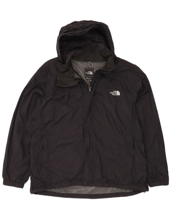 THE NORTH FACE Chaqueta impermeable con capucha para hombre UK 42 XL Nylon negro