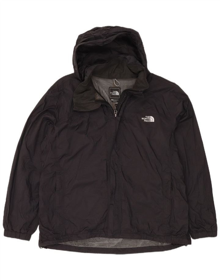 THE NORTH FACE Chaqueta impermeable con capucha para hombre UK 42 XL Nylon negro