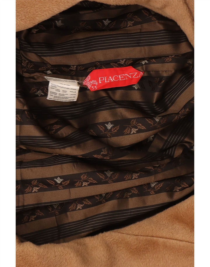 Piacenza Abrigo de manga 3/4 para mujer UK 42 Lana beige mediana