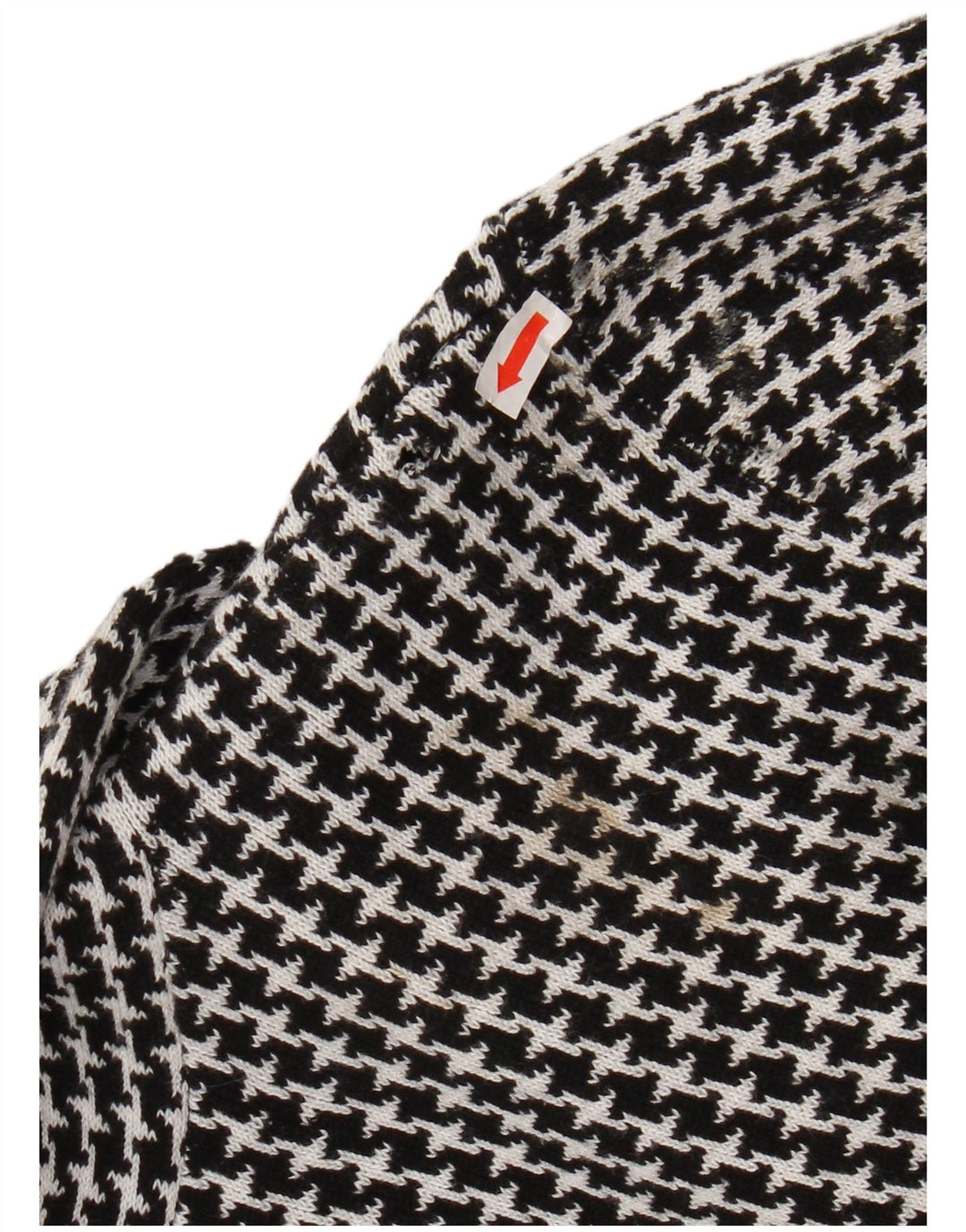 CHAPS Chaqueta tipo blazer de punto con 3 botones para mujer UK 12 Medium Black Houndstooth