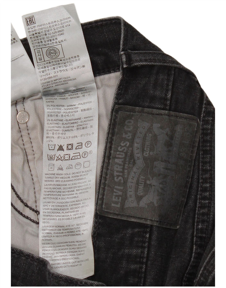 Levi's Vaqueros ajustados para hombre W33 L32 Algodón negro