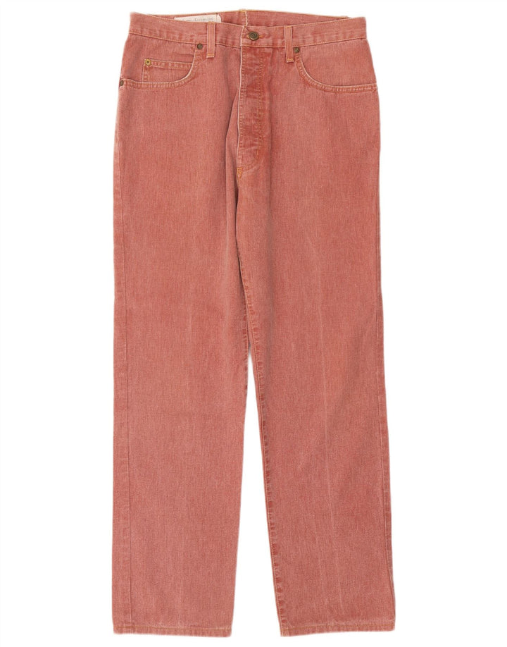 Cinturón de algodón Jeans rectos para hombre W36 L29 Granate