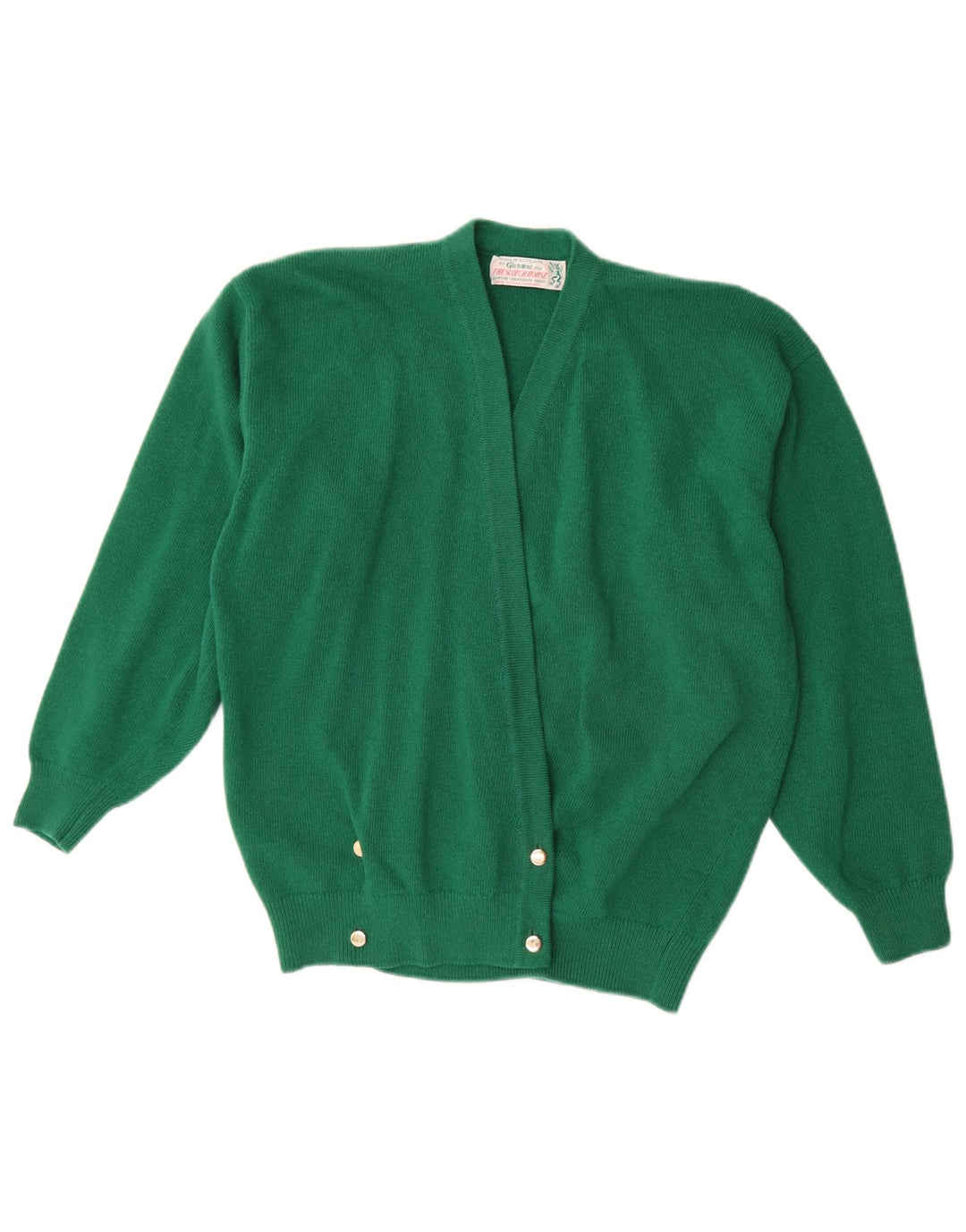 Glenmac - Cárdigan para mujer, talla 40, talla grande, lana de cordero verde