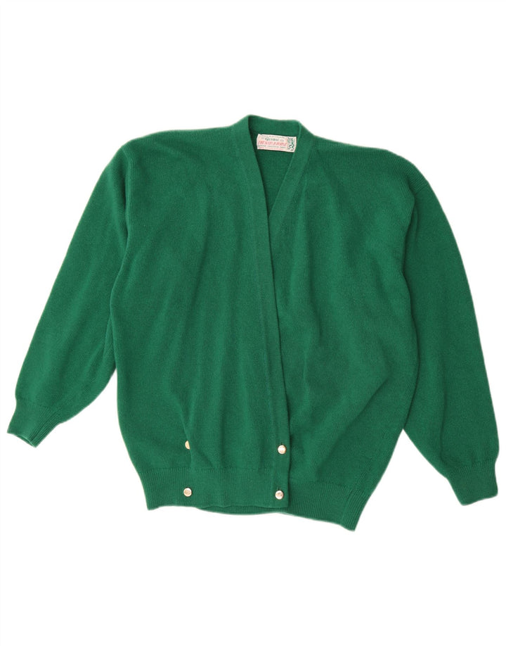 Glenmac - Cárdigan para mujer, talla 40, talla grande, lana de cordero verde