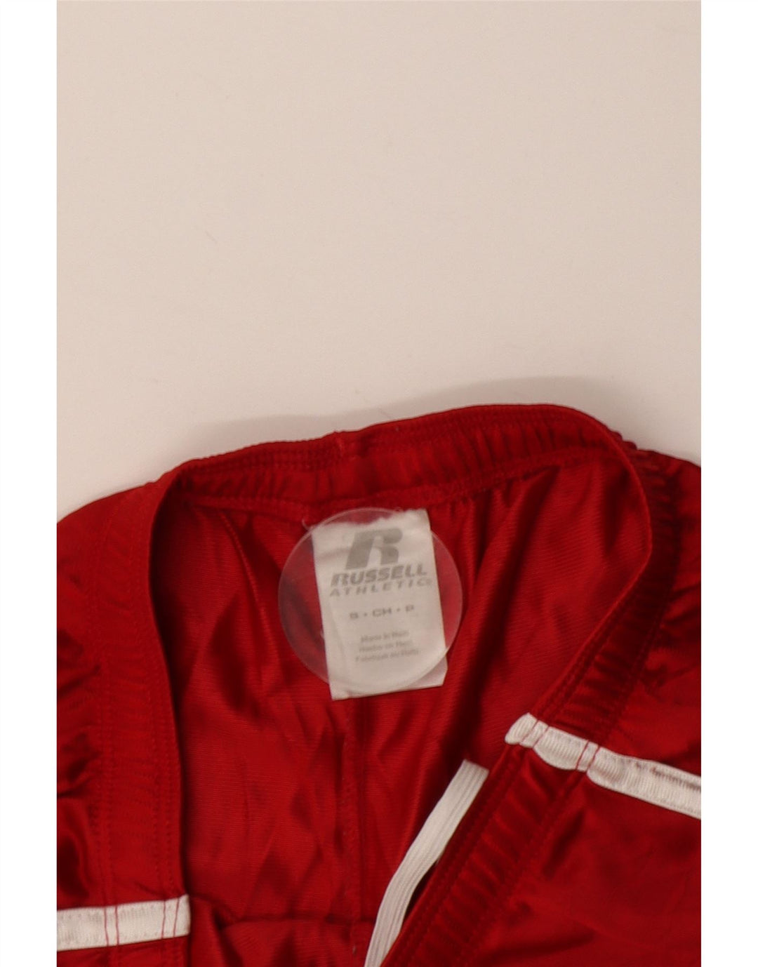 Russell Athletic Pantalones cortos deportivos para mujer UK 10 Small Rojo Poliéster