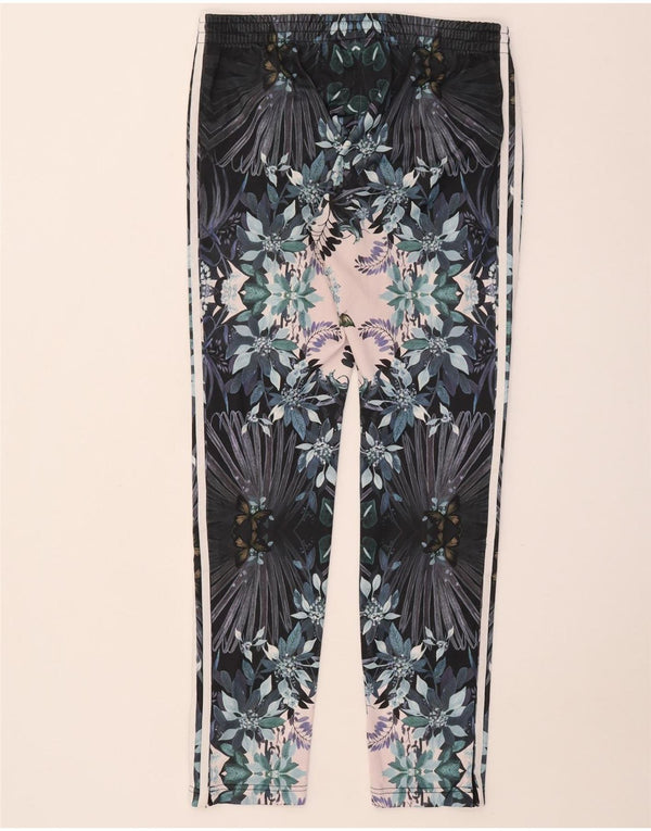 Adidas - Pantalones de chándal para mujer, talla 44, talla grande, poliéster floral multicolor