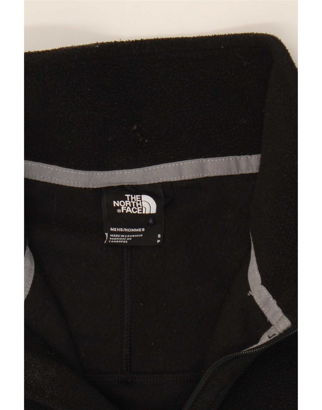 The North Face Jersey De Forro Polar Con Cremallera Para Hombre Pequeño Poliéster Negro