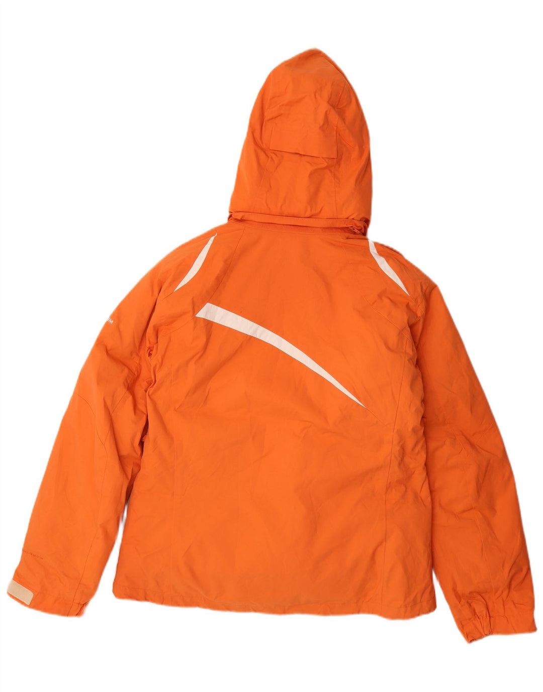 Columbia Chaqueta de esquí con capucha Titanium para mujer UK 44 Mediano Naranja Colorblock