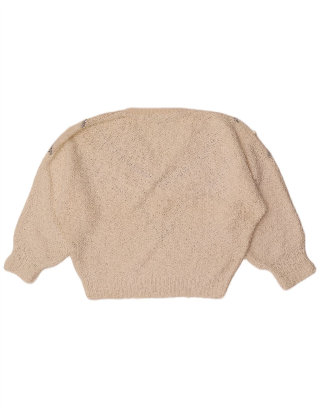 Madeleine Jersey con Cuello en V para Mujer EU 36/38 Small White Rayas