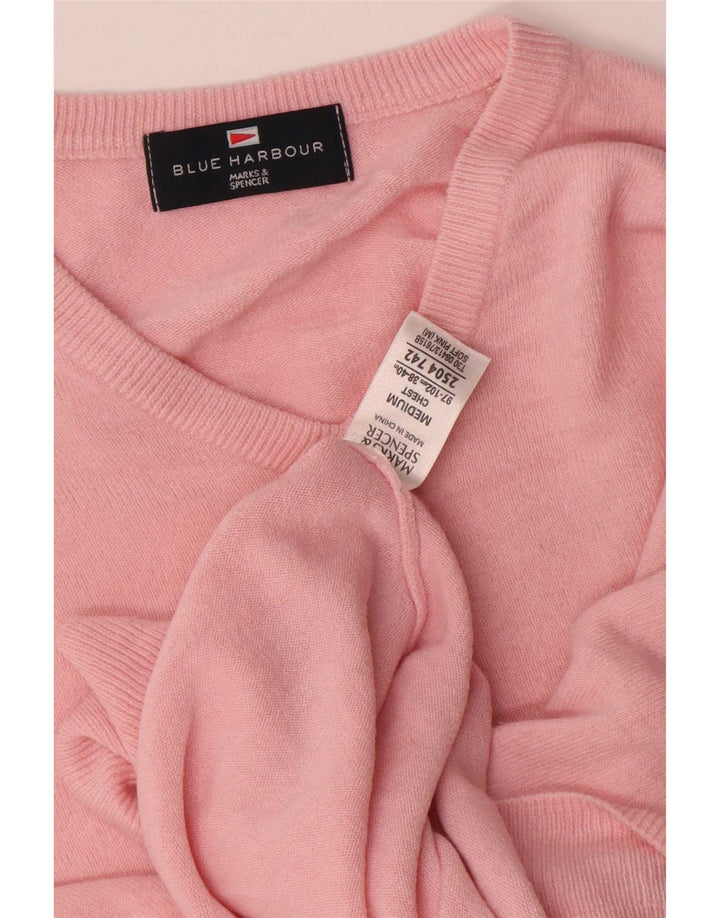 Marks & Spencer Suéter Azul Harbor con Cuello En V para Hombre Acrílico Rosa Medio